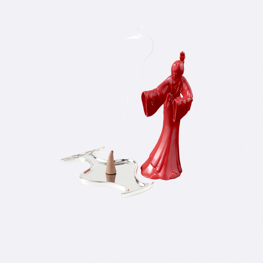 The Guardian Series — Sculpted Incense Holders-Red