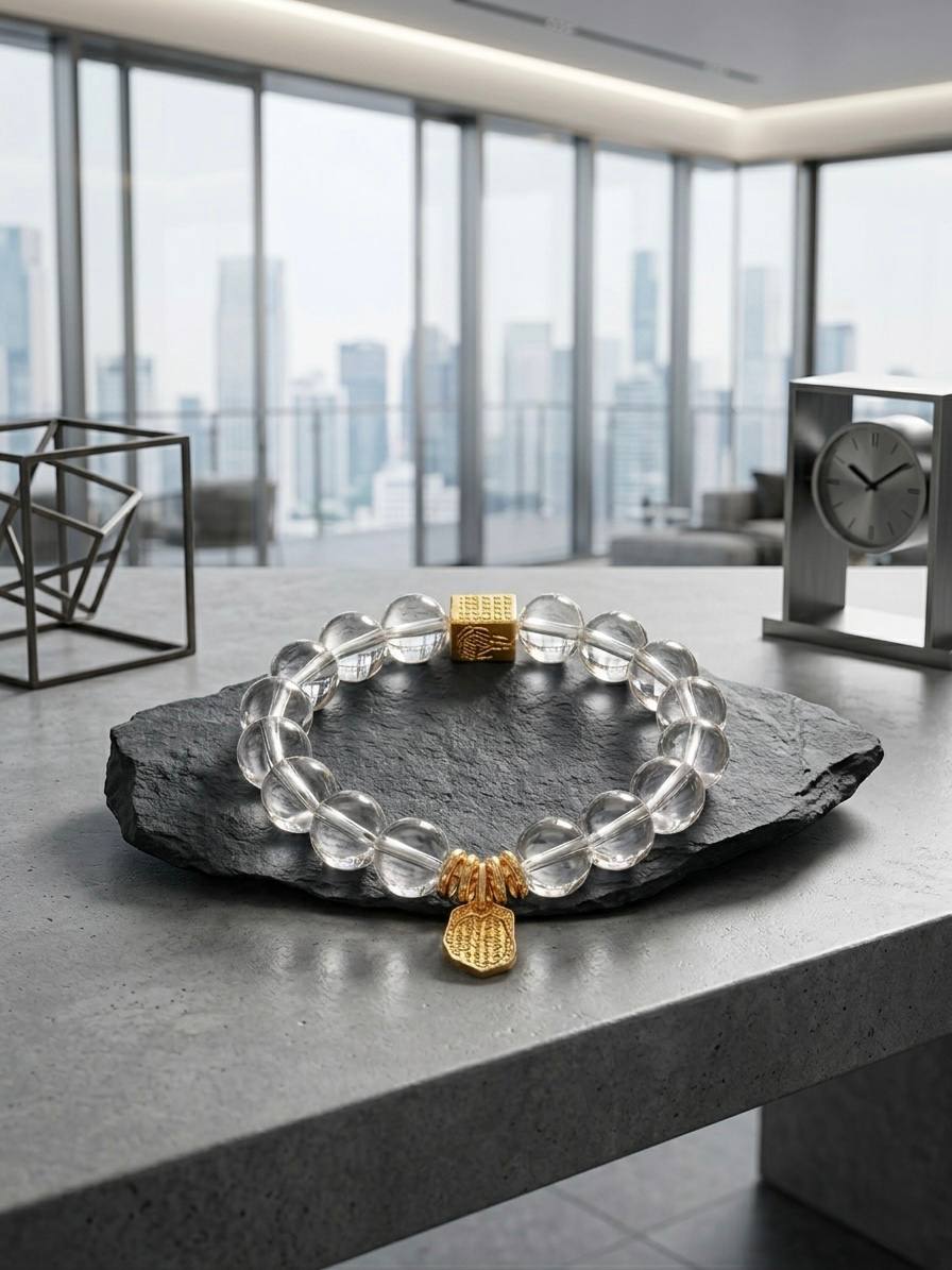 Five Elements Bracelet — Metal (Clear) (lifestyle)