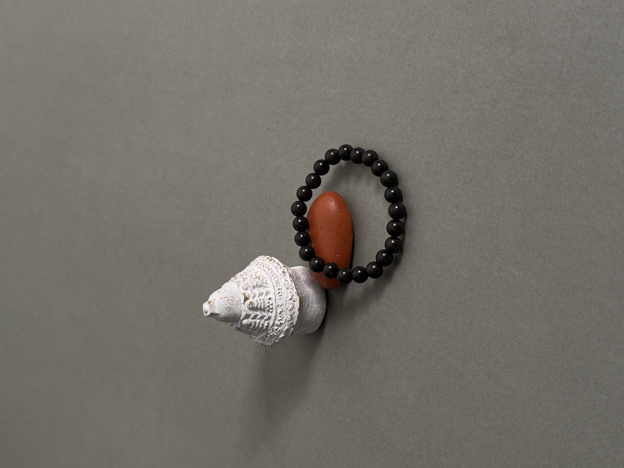 Handmade Himalayan Fabric Charm Keychain — Style G13 — detail