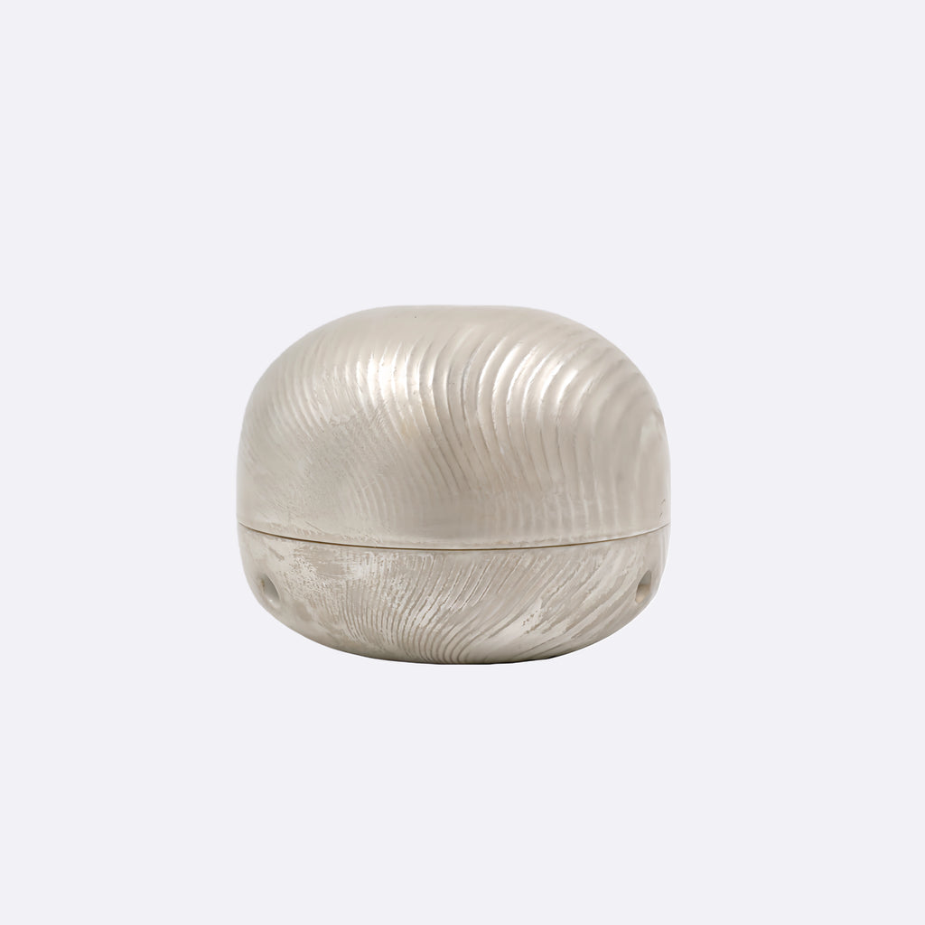 Shui – Water Ripple Incense Burner with Silver Accents