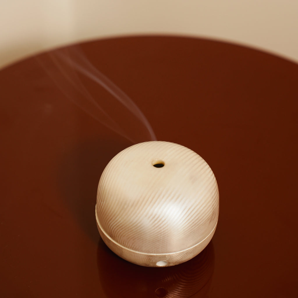 Shui – Water Ripple Incense Burner with Silver Accents