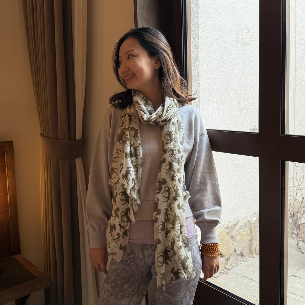 Wild Plateau | Pure Himalayan Cashmere Scarf Handcrafted in Nepal