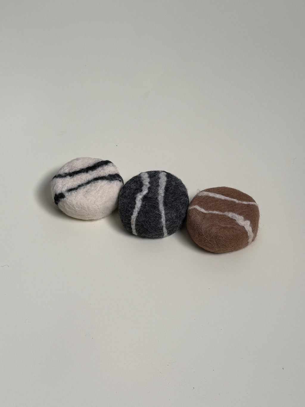 Handmade felted soap — wool wrapped goat milk soap