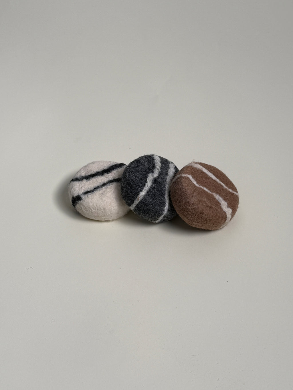 Handmade felted soap — wool wrapped goat milk soap