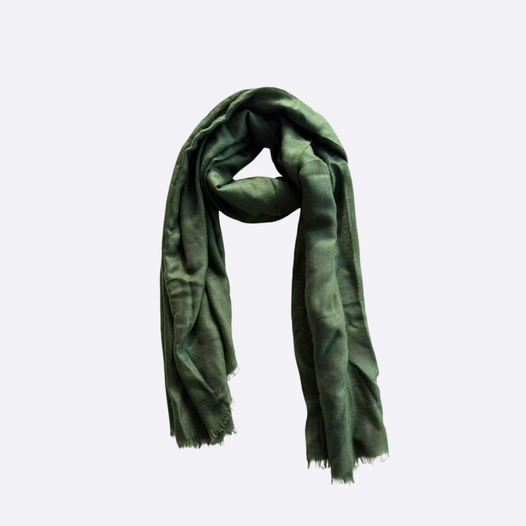 Himalayan Moss | Pure Himalayan Cashmere Scarf Handcrafted in Nepal