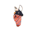 Mini Tent Glasses Cloth Pouch Charm — Handmade Himalayan Fabric — white background