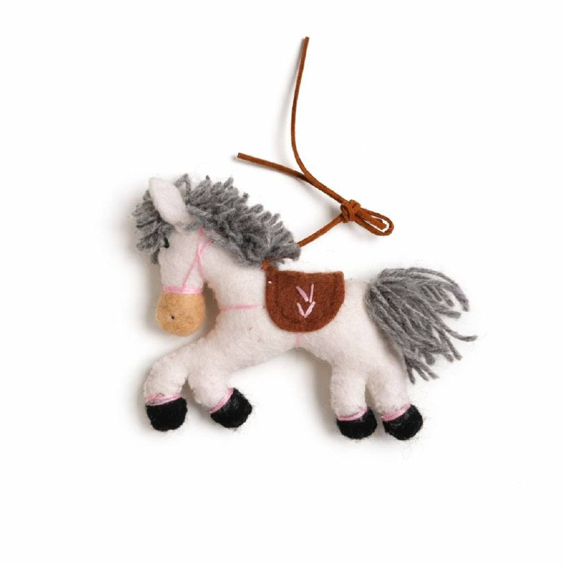 White Pony charm — clean white background